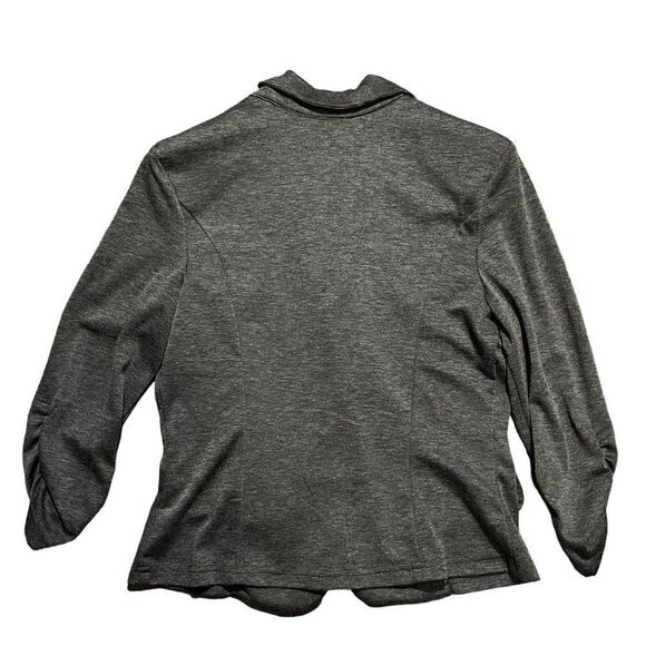 Eclipse Button Front 3/4 Sleeve Blazer Medium - Picture 9 of 12